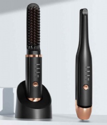Cordless Hair Staightener Brush Set