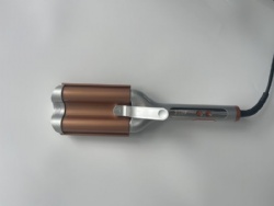 3 Barrel Hair Waver, Triple Hair Waver Wand for Beach Waves, Ceramic Tourmaline Wave Crimper with Adjustable Temperature